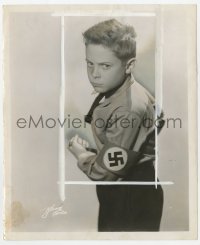 6h922 TOMORROW THE WORLD 8.25x10 still 1944 portrait of young Skip Homeier as Nazi Youth by Bloom!
