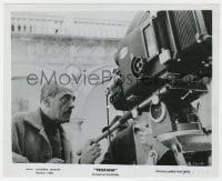 6h931 TRISTANA candid 8.25x10 still 1970 close up of director Luis Bunuel behind the camera!