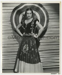 6h932 TROPIC HOLIDAY 8x9.5 still 1938 Dorothy Lamour, from jungle princess to senorita by Richee!