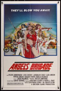 6j046 ANGELS BRIGADE 1sh 1979 Sylvia Anderson, Lieu Chinh, Jack Palance!