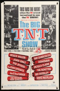 6j124 BIG T.N.T. SHOW 1sh 1966 all-star rock & roll, traditional blues, country western & rock!