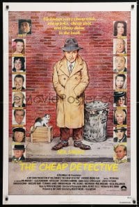 6j196 CHEAP DETECTIVE style B 1sh 1978 artwork of private eye Peter Falk, Ann-Margret by Green!