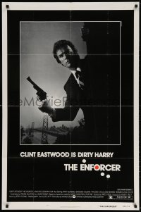 6j298 ENFORCER 1sh 1976 classic image of Clint Eastwood as Dirty Harry holding .44 magnum!