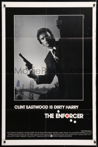 6j299 ENFORCER int'l 1sh 1976 photo of Clint Eastwood as Dirty Harry by Bill Gold!