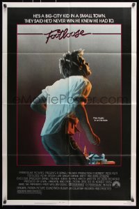 6j334 FOOTLOOSE 1sh 1984 competitive dancer Kevin Bacon has the music on his side!