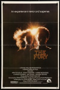 6j366 FURY 1sh 1978 Brian De Palma, Kirk Douglas, Cassavetes, an experience in terror & suspense!