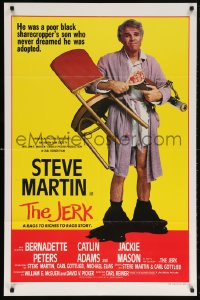 6j466 JERK style B 1sh 1979 Steve Martin is the son of a poor black sharecropper!