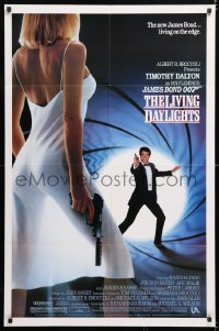 6j513 LIVING DAYLIGHTS 1sh 1987 Timothy Dalton as the most dangerous James Bond ever!