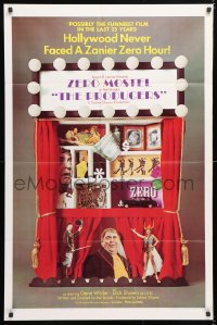 6j702 PRODUCERS 1sh 1967 Mel Brooks, Zero Mostel & Gene Wilder produce Broadway play!