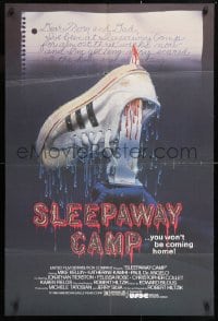 6j805 SLEEPAWAY CAMP 1sh 1983 a nice place for summer vacation, a perfect place to die!