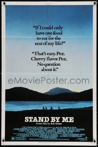 6j838 STAND BY ME 1sh 1986 Phoenix, Feldman, O'Connell, Wheaton, Sutherland, cherry Pez, rated!