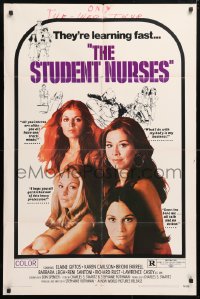 6j857 STUDENT NURSES 1sh 1970 ultra sexy hospital gals who are learning fast!