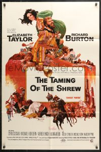 6j869 TAMING OF THE SHREW 1sh 1967 Howard Terpning art of Elizabeth Taylor & Richard Burton!