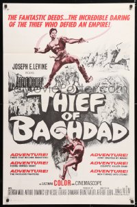 6j892 THIEF OF BAGHDAD int'l 1sh 1961 daring Steve Reeves does fantastic deeds & defies an empire!