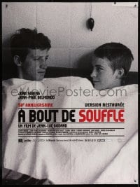 6k523 A BOUT DE SOUFFLE French 1p R2010 Jean-Luc Godard classic, Jean Seberg, Jean-Paul Belmondo