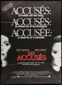 6k524 ACCUSED French 1p 1988 Jodie Foster, Kelly McGillis, the case that shocked a nation!