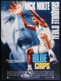 6k566 BLUE CHIPS French 1p 1994 William Friedkin, basketball, Nick Nolte & Shaquille O'Neal!