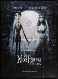 6k594 CORPSE BRIDE French 1p 2005 Tim Burton stop-motion animated horror musical, great image!