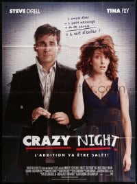 6k605 DATE NIGHT French 1p 2010 great image of Steve Carell & Tina Fey, Crazy Night!