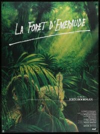 6k633 EMERALD FOREST French 1p 1985 directed by John Boorman, different jungle art by Zoran!