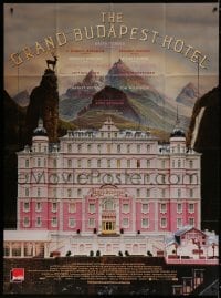 6k685 GRAND BUDAPEST HOTEL French 1p 2014 directed by Wes Anderson, great artwork!