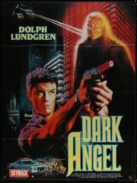 6k723 I COME IN PEACE French 1p 1990 Dolph Lundgren vs crazed alien guy, Dark Angel!