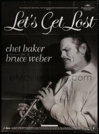 6k770 LET'S GET LOST French 1p R2008 Bruce Weber, great close up of Chet Baker with trumpet!