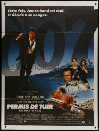 6k772 LICENCE TO KILL French 1p 1989 Timothy Dalton as James Bond 007, he's out for revenge!