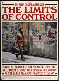 6k774 LIMITS OF CONTROL French 1p 2009 Jim Jarmusch directed, Isaach De Bankole with guitar!