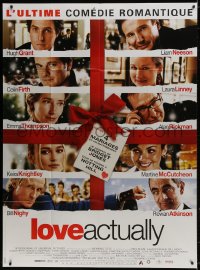 6k784 LOVE ACTUALLY French 1p 2003 Hugh Grant, Neeson, Laura Linney, Keira Knightley & Atkinson!