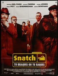 6k913 SNATCH French 1p 2000 Brad Pitt, Jason Statham, Benicio Del Toro, Vinnie Jones, Guy Ritchie!