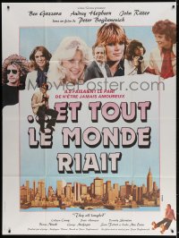 6k939 THEY ALL LAUGHED French 1p 1982 Peter Bogdanovich, Audrey Hepburn, Dorothy Stratten!