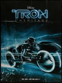 6k955 TRON LEGACY teaser French 1p 2011 great different close up image of light cycle!