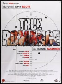 6k956 TRUE ROMANCE French 1p 1993 Christian Slater, Patricia Arquette, written by Quentin Tarantino