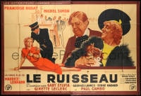 6k516 STREAM French 2p 1938 Le Ruisseau, art of Francoise Rosay & Michel Simon, ultra rare!