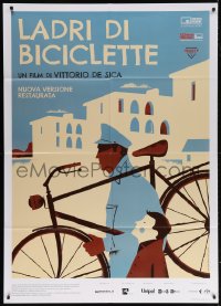 6k290 BICYCLE THIEF Italian 1p R2019 Vittorio De Sica's classic Ladri di biciclette, Ayestaran art!