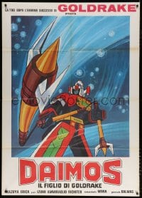 6k314 DAIMOS IL FIGLIO DI GOLDRAKE Italian 1p 1980 Grandizer, cool Japanese battling robots anime!