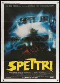 6k447 SPECTERS Italian 1p 1988 Spettri, Enzo Sciotti art of monster emerging from tomb, rare!