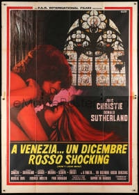 6k185 DON'T LOOK NOW Italian 2p 1974 Julie Christie, Donald Sutherland, Nicolas Roeg, very rare!