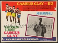 6k036 A.K.A. CASSIUS CLAY Mexican LC 1970 heavyweight champion boxer Muhammad Ali yelling!