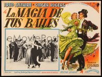 6k044 BARKLEYS OF BROADWAY Mexican LC 1949 photo & art of Fred Astaire & Ginger Rogers dancing!