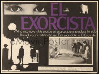 6k071 EXORCIST Mexican LC 1974 William Friedkin, Blair, Von Sydow, the power of Christ compels you!