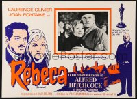 6k113 REBECCA Mexican LC R1970s Alfred Hitchcock classic, c/u of Joan Fontaine & Laurence Olivier!