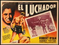 6k117 SET-UP Mexican LC R1960s Robert Ryan surrounded in alley, Robert Wise boxing classic!