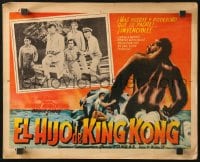 6k121 SON OF KONG Mexican LC R1950s Robert Armstrong & Helen Mack by boat, Ernest B. Schoedsack