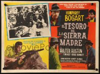 6k127 TREASURE OF THE SIERRA MADRE Mexican LC R1960s Humphrey Bogart, Tim Holt & Walter Huston!