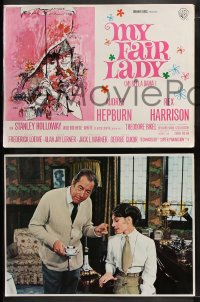 6k141 MY FAIR LADY set of 10 Italian LCs 1965 Audrey Hepburn, Rex Harrison, Bob Peak art, rare!