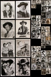 6m207 LOT OF 51 WESTERN PORTRAIT 8X10 STILLS 1940s-1950s a variety of different cowboy stars!