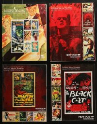 6m112 LOT OF 4 HERITAGE MOVIE POSTER AUCTION CATALOGS 2000s-2010s great color images!