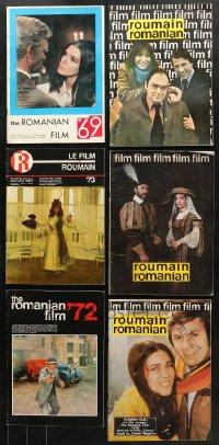 6m071 LOT OF 6 ROMANIAN FILM MOVIE MAGAZINES 1960s-1970s filled with great images of movie stars!